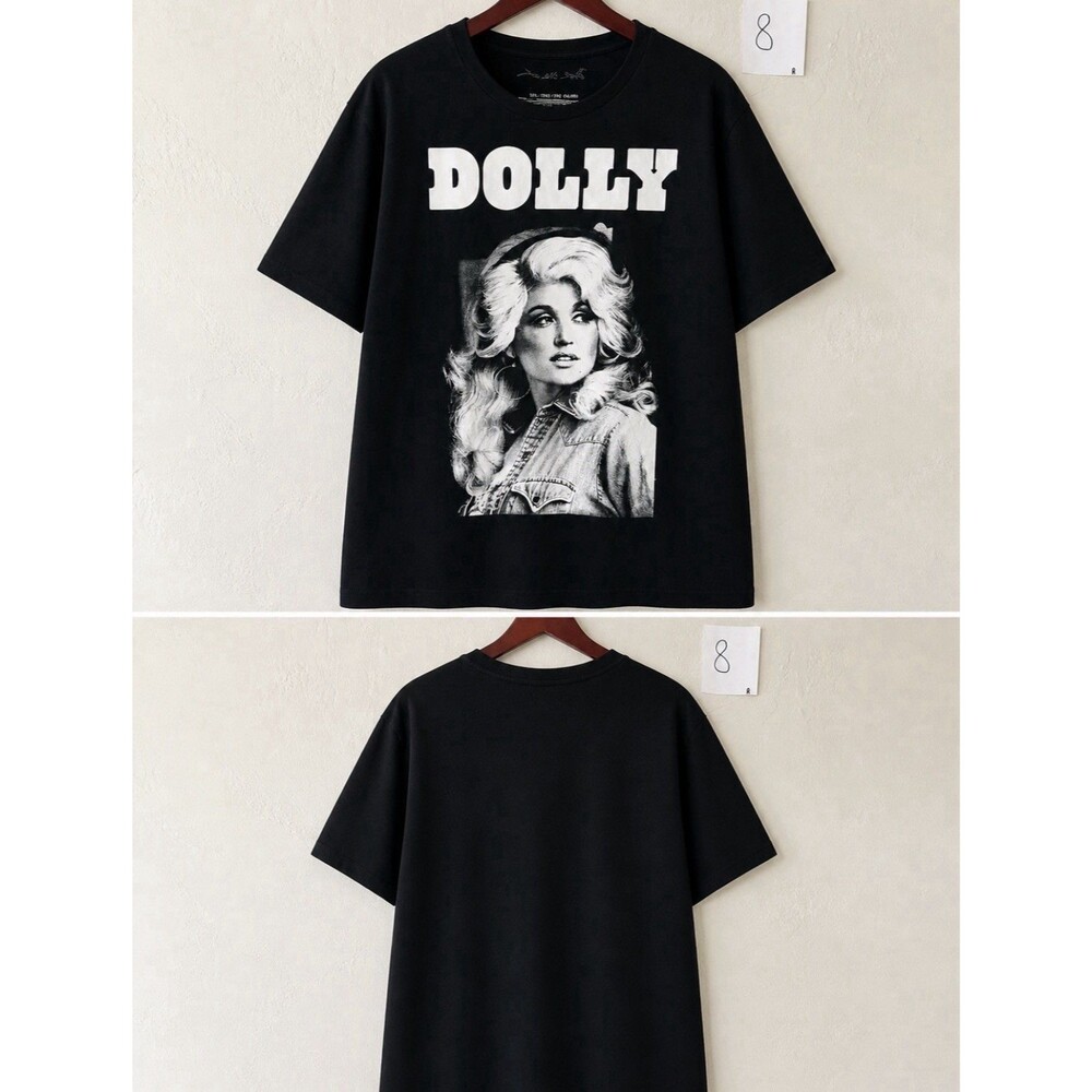 Dolly Parton T Shirt 3XL Black Graphic Tee Country Music Singer Dolly Western